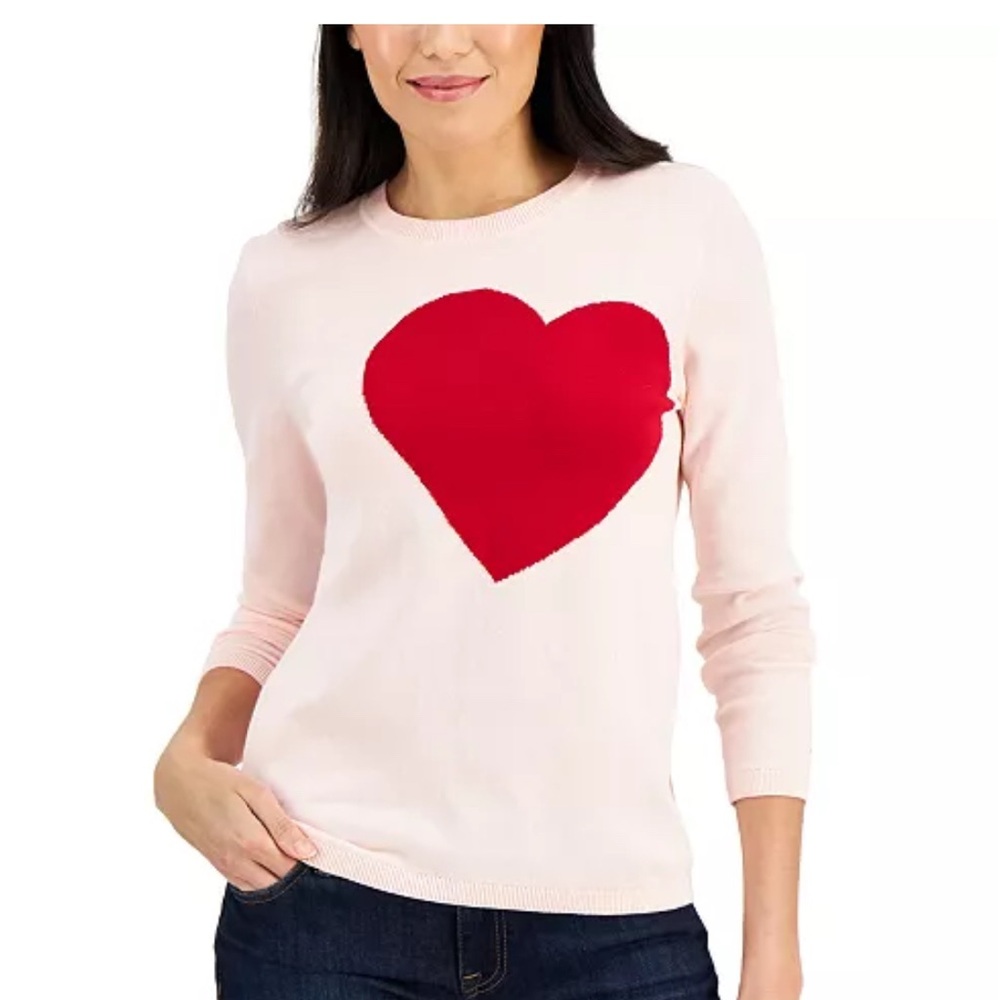 Tommy Hilfiger Pink Knit with Red Accent